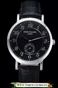 Patek Philippe Calatrava Stainless Steel Black Dial En59901