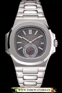 Patek Philippe Nautilus Gray Dial Stainless Steel Case And Bracelet En121971