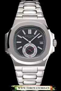Patek Philippe Nautilus Black Dial Stainless Steel Case And Bracelet En121972