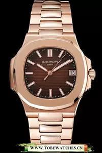 Patek Philippe Nautilus Dark Brown Dial Stainless Steel Bracelet En124565