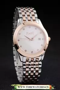Piaget Dancer Rose Gold Case White Checkered Dial En58242