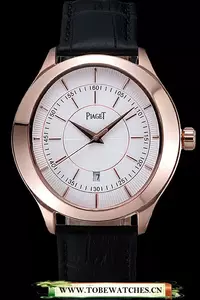 Piaget Gouverneur Rose Gold White Dial En59896