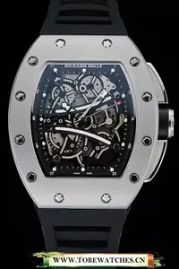 Richard Mille Rm 61 01 Yohan Blake Limited Edition Silver Case Black Bracelet En125407