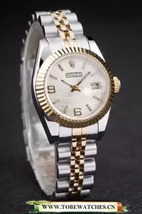 Rolex Datejust Two Tone Stainless Steel Yellow Gold Plated En58016