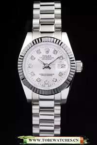 Rolex Datejust Polished Stainless Steel Silver Dial En58024