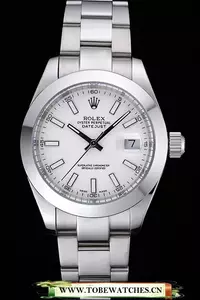 Rolex Datejust Stainless Steel Case White Dial En60162