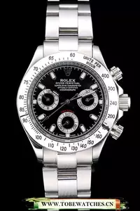 Rolex Daytona Lady Stainless Steel Case Black Dial Tachymeter En58741