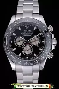 Rolex Cosmograph Daytona Black Dial Stainless Steel Bracelet En60432