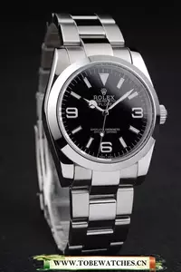 Rolex Explorer Polished Stainless Steel Black Dial En58037