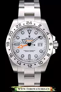 Rolex Explorer Stainless Steel Bezel White Dial Tachymeter En58725