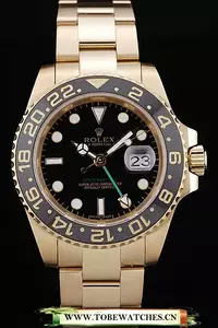 Rolex Gmt Master Ii Black Ceramic Tachymeter Black Dial En58673
