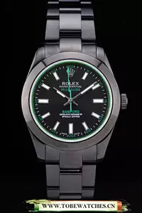 Rolex Milgaus Bamford Ion Plated Stainless Steel Bezel Black Dial En58657