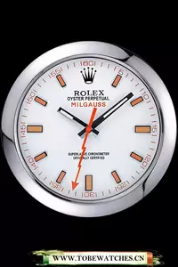 Rolex Milgauss Wall Clock Silver En59819