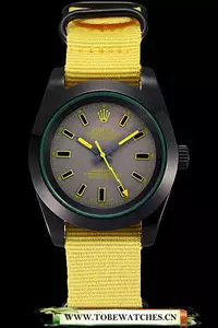 Rolex Milgauss Bamford Yellow Nylon Strap En59912