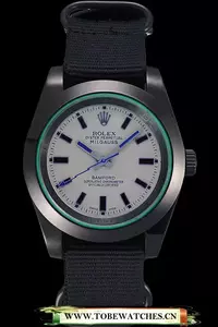 Rolex Milgauss Bamford Black Nylon Strap En59914