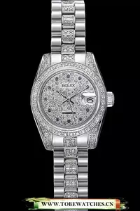 Rolex Datejust Diamond Dial Stainless Steel En59935