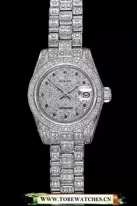 Rolex Datejust Diamond Dial Stainless Steel En59936