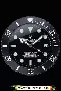 Rolex Submariner Wall Clock Black En60366