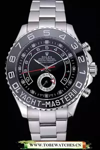 Rolex Yacht   Master Ii Black Dial Stainless Steel Bracelet En60430