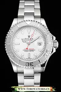 Rolex Yacht Master White Dial Staniless Steel Case And Bracelet En122998