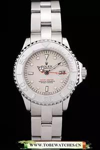 Rolex Yacht Master Silver Tachymeter Beige Dial En58681
