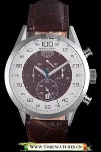 Tag Heuer Carrera Mikrograph Limited Edition Brown Leather Strap En59050