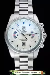 Tag Heuer Grand Carrera Stainless Steel Bracelet White Dial En59430