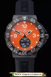 Tag Heuer Formula One Grande Date Orange Dial Rubber Bracelet En60174