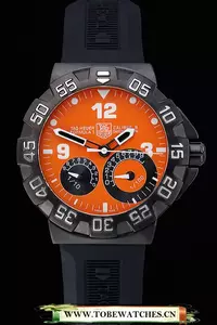 Tag Heuer Formula One Calibre S Orange Dial Rubber Bracelet En60178