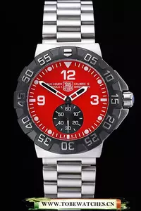 Tag Heuer Formula One Grande Date Red Dial Stainless Steel Bracelet En60182