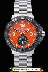 Tag Heuer Formula One Grande Date Orange Dial Stainless Steel Bracelet En60183