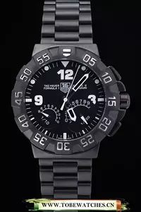 Tag Heuer Formula One Calibre S Black Dial Ion Plated Steinless Steel Bracelet En60193
