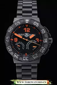 Tag Heuer Formula One Calibre S Black Dial Orange Numerals Ion Plated Steinless Steel Bracelet En118822