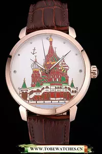 Ulysse Nardin Kremlin Set Gold Case Brown Leather Strap En60318