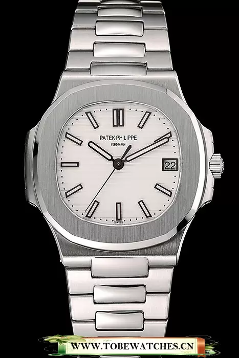 Patek Philippe Nautilus White Dial Stainless Steel Bracelet En124562