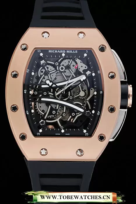 Richard Mille RM 61 01 Yohan Blake Limited Edition Gold Case Black Bracelet En125406