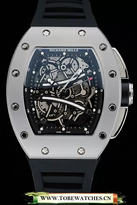 Richard Mille RM 61 01 Yohan Blake Limited Edition Silver Case Black Bracelet En125407
