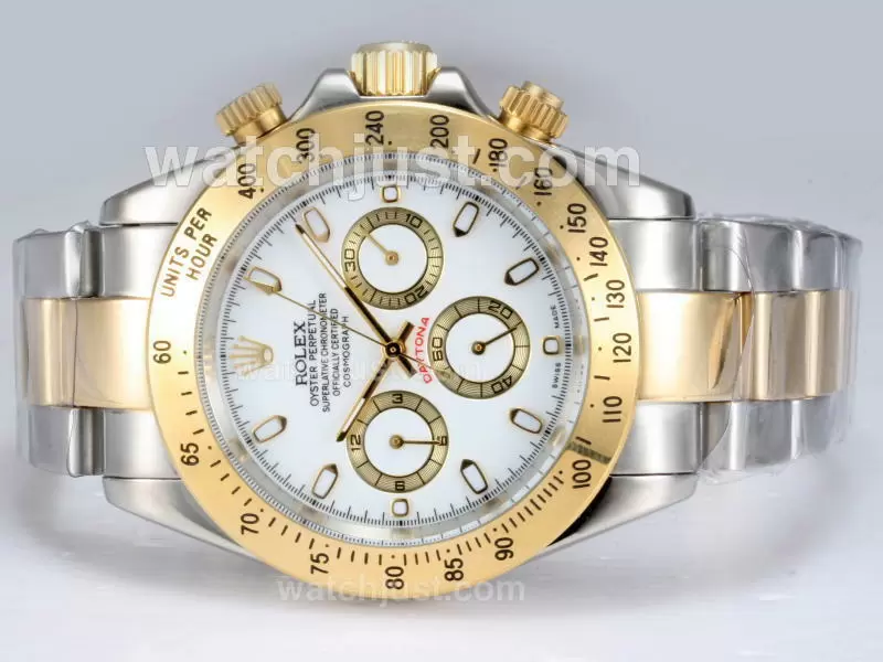 Rolex Daytona Automatic Two Tone With White Dial En12940