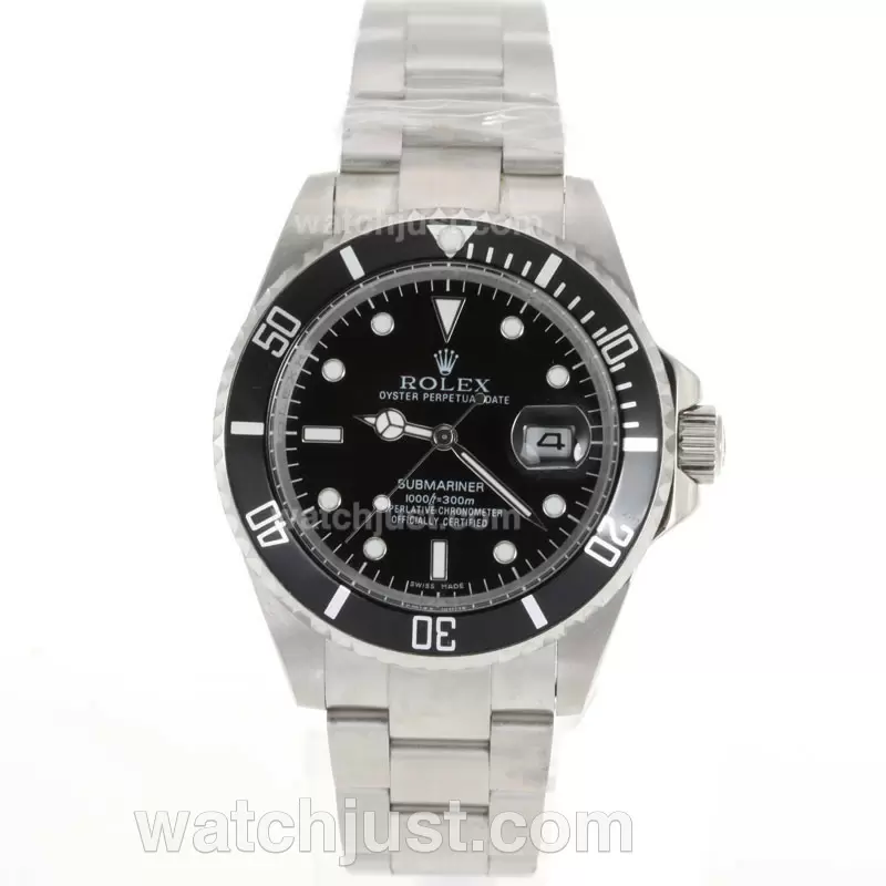Rolex Submariner Oyster Perpetual Date Automatic With Black Dial And Bezel En11670