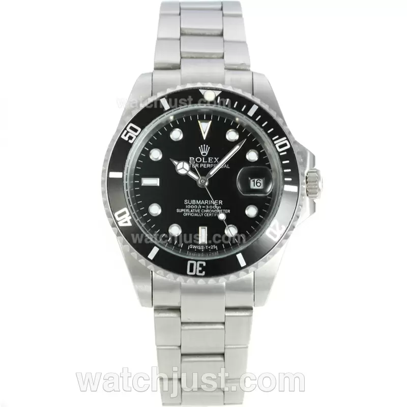 Rolex Submariner Automatic With Black Bezel And Dial S/S En126580
