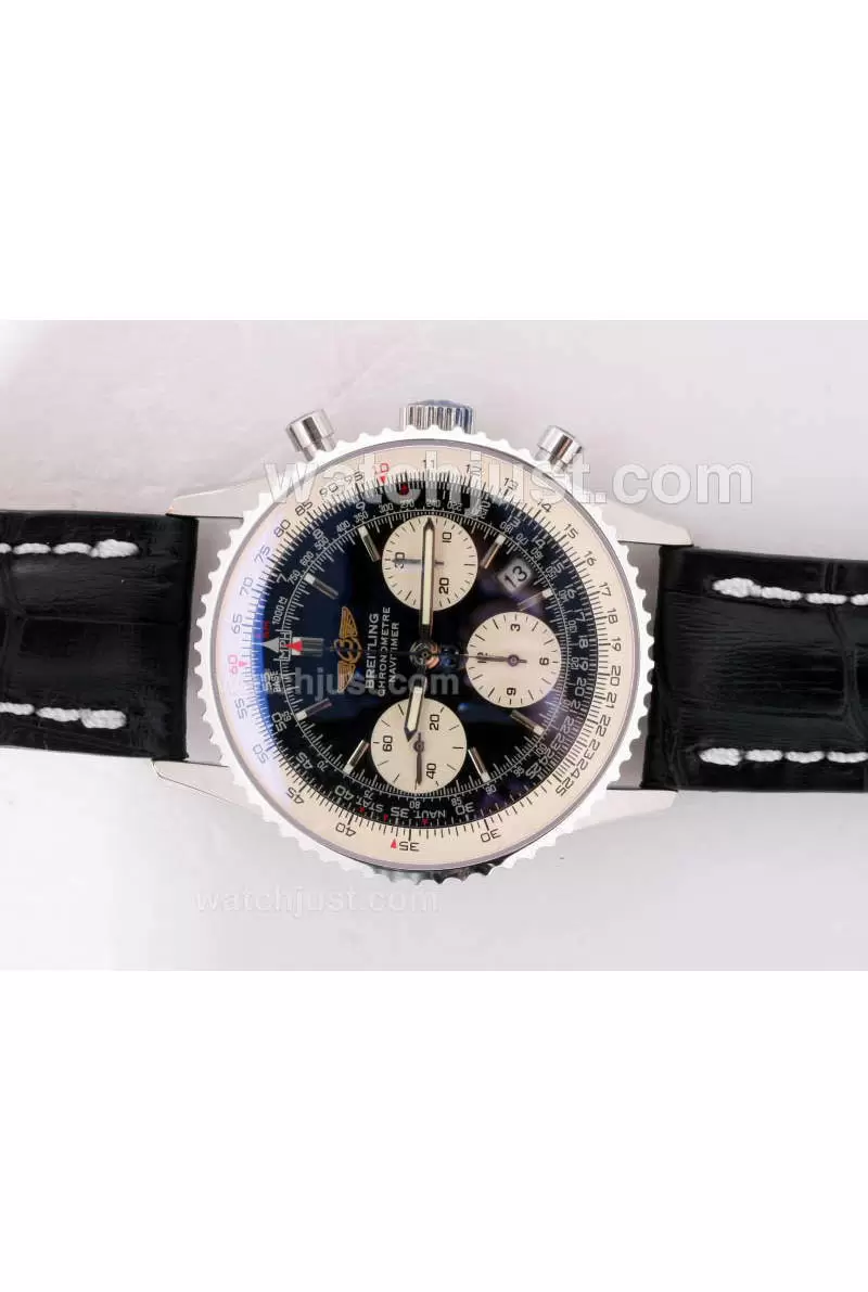 Breitling Navitimer Automatic Movement Ar Coating With Black Dial En14454