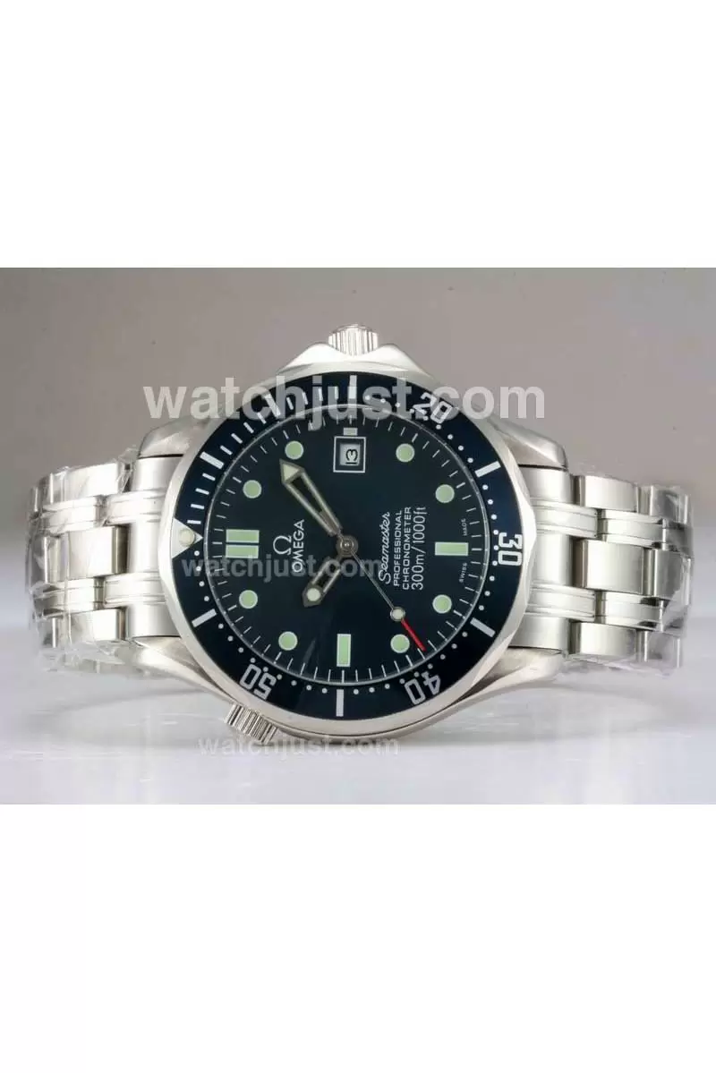 Omega Seamaster Automatic With Blue Dial And Bezel En12639