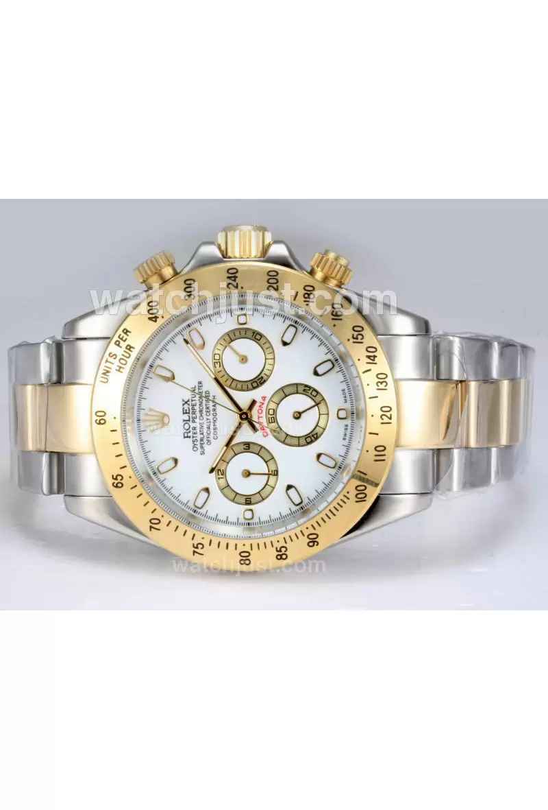 Rolex Daytona Automatic Two Tone With White Dial En12940