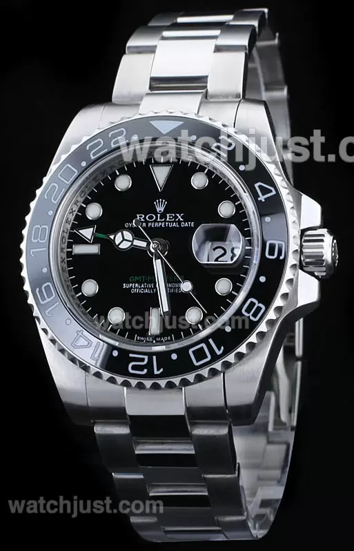 Rolex Gmt Master Ii Automatic With Green Gmt Hand /green Gmt Markers Ceramic Bezel En36538