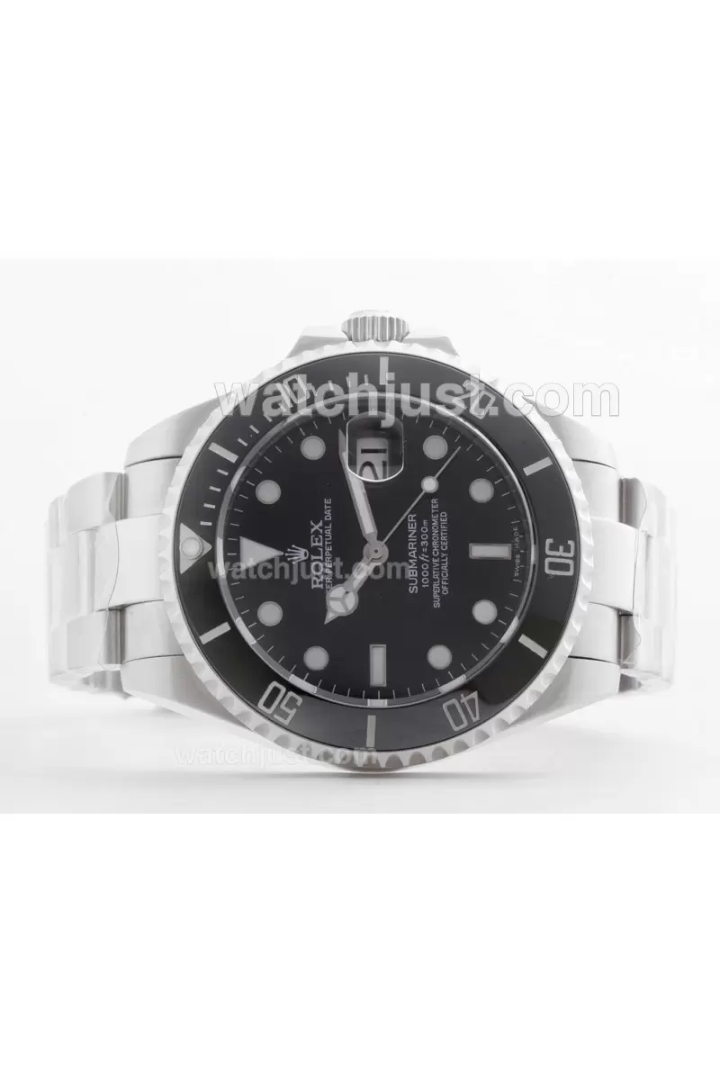 Rolex Submariner Automatic Movement Ceramic Bezel En30204