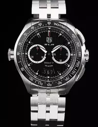 Swiss Tag Heuer Slr Swiss Tachymeter Bezel Stainless Steel Black Dial Watch Brands Tagh4161