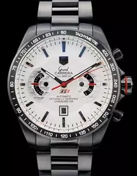 Swiss Tag Heuer Carrera Black Stainless Steel Case White Dial Watch Brands Tagh4110