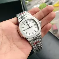 Swiss Patek Philippe Nautilus White Dial Stainless Steel Case Pph20894