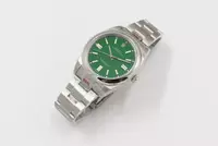 Swiss Rolex Oyster Perpetual Green Dial Stainless Steel Case And Bracelet Rol20794