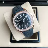 Swiss Patek Philippe Nautilus Black Dial With Diamond Case Pph20905